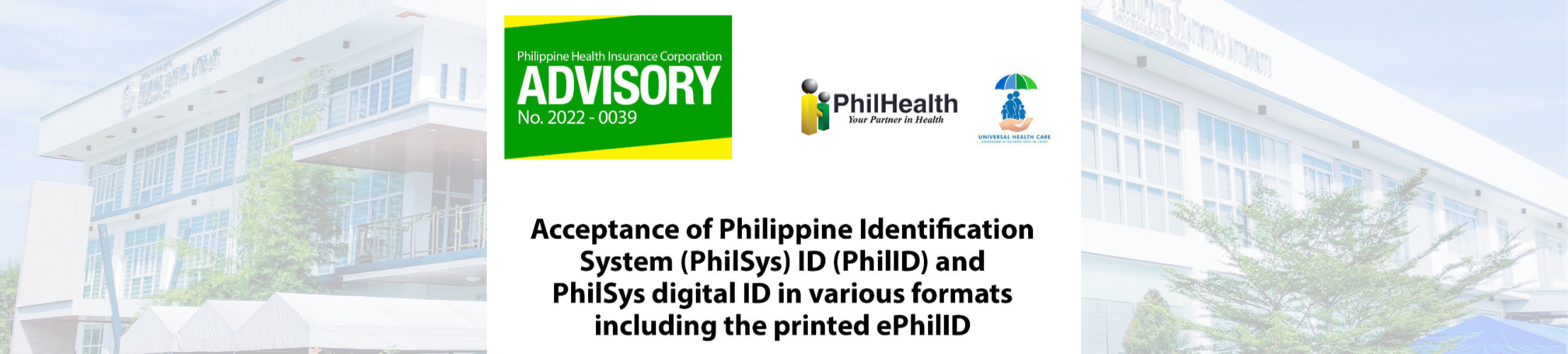 PhilHealth Advisory